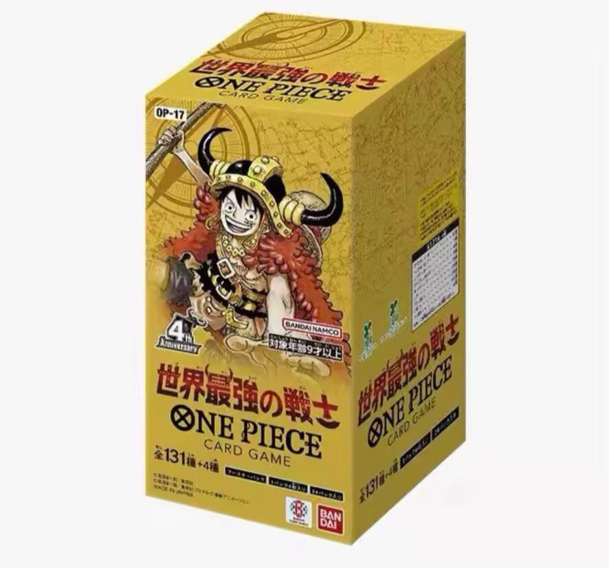 One Pieces Anniversary Edition Sealed Box Pre-order Version OP01-OP17 Japanese Version