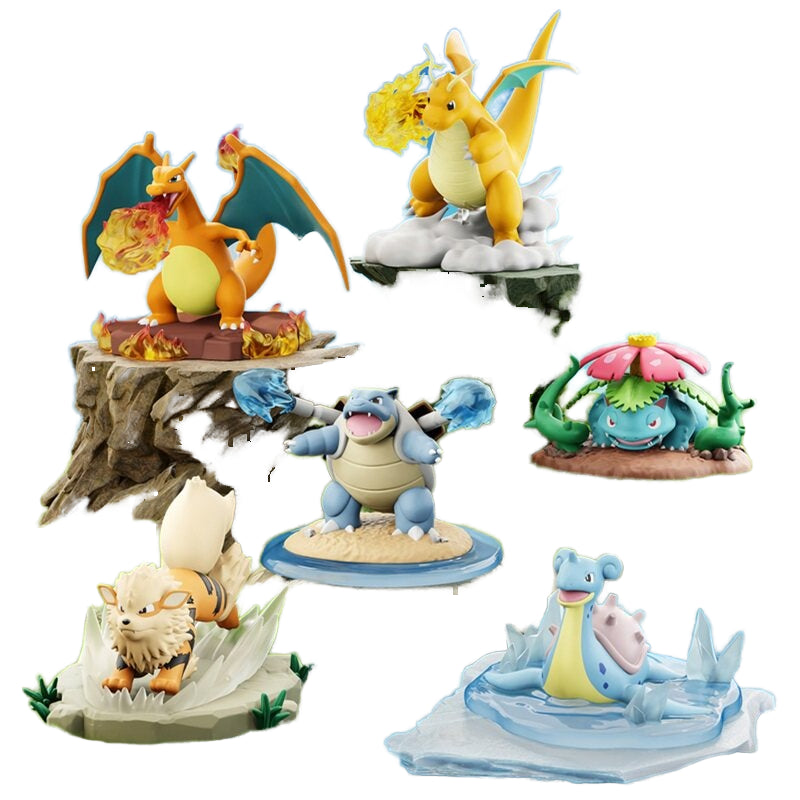 Poke Mond Battle Moment Charizard Venusaur