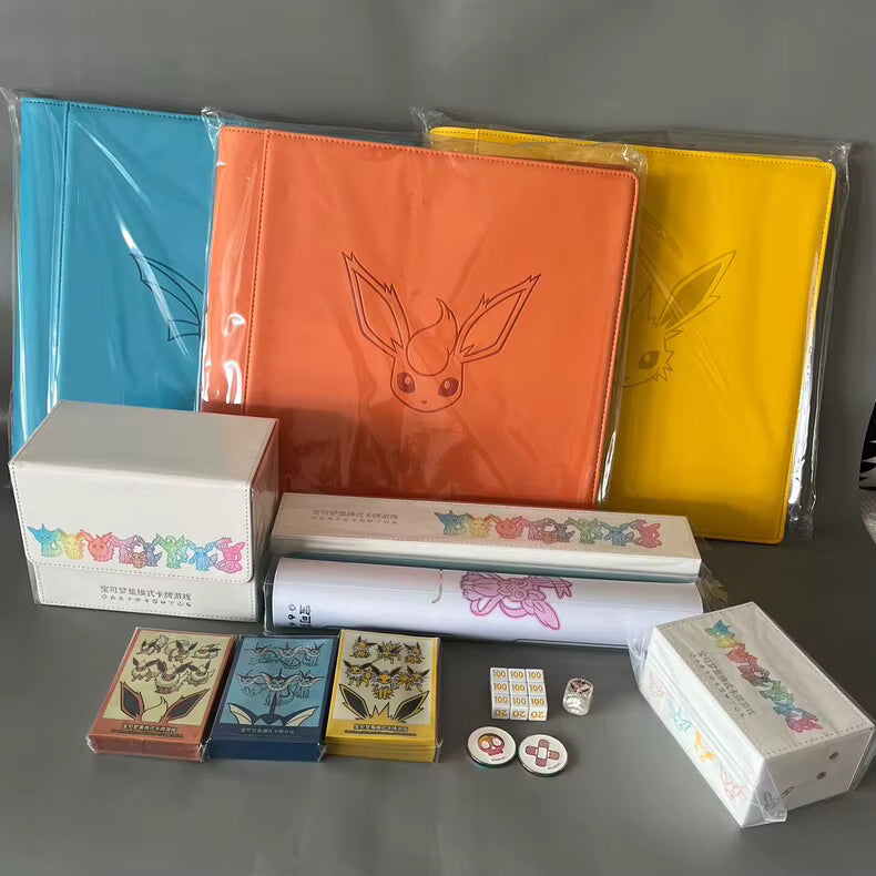 Original Chinese Simplified Version Eevee Evolution Premium Gift Box Flareon Vaporeon Jolteon