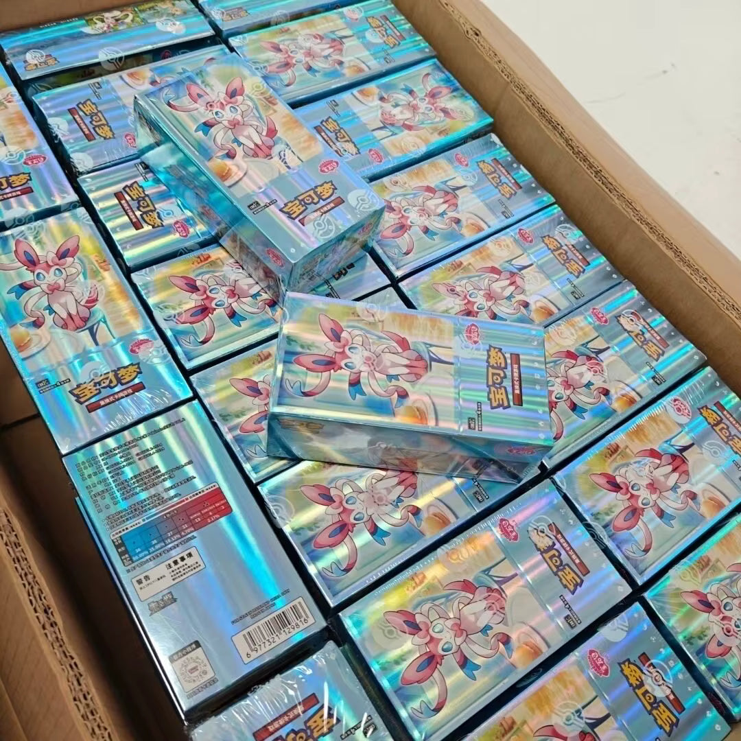 Original Pokémon TCG Chinese Version Ruby Pack Enhancement Box Volume 2 Collectible Cards Toy Paper Gift Box
