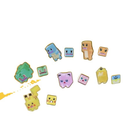 HOLLY BOX Quest Metal Badge Pikachu