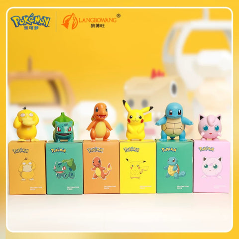 HOLLYBOX Official Licensed Pikachu Psyduck Figure